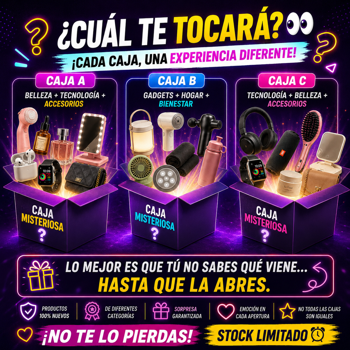 📦 CAJA MISTERIOSA — ¿Te Atreves a Abrirla?
