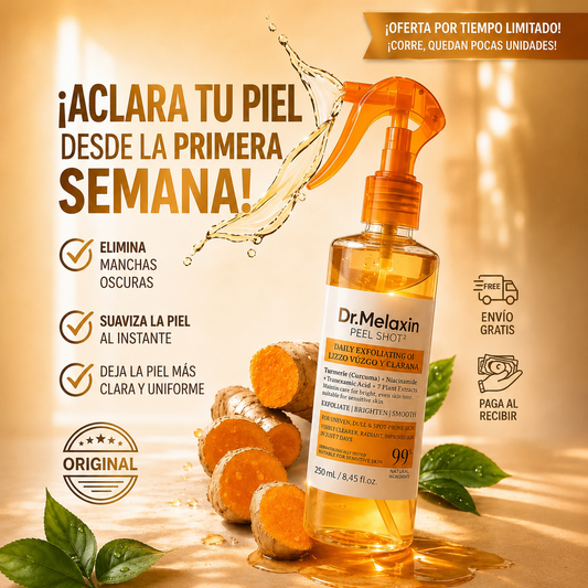 Dr. Melaxin® Peel Shot – Elimina Manchas y Aclara tu Piel desde la 1ª Aplicación