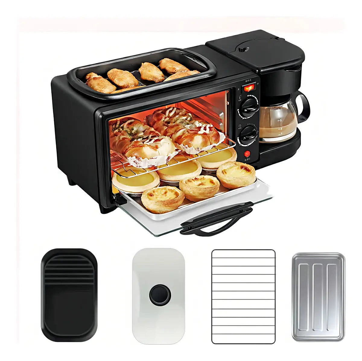 HORNO ELECTRICO 3 EN 1