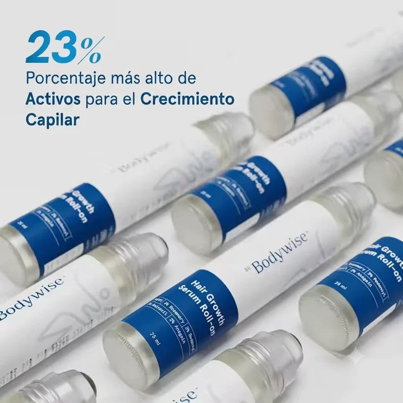 BodyWise — Sérum Capilar con Redensyl · Frena la Caída y Recupera tu Cabello en 90 Días