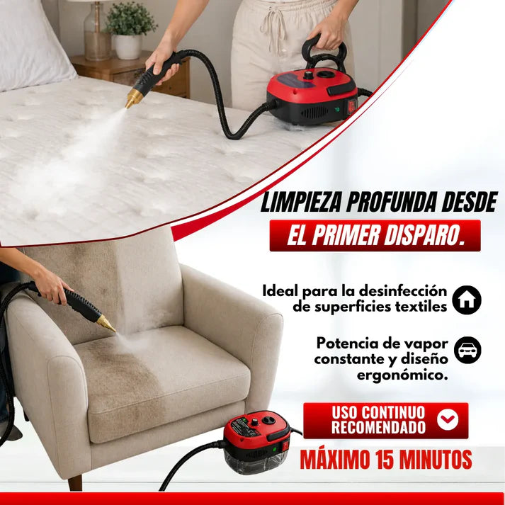 Limpiador A Vapor Portátil Eléctrico