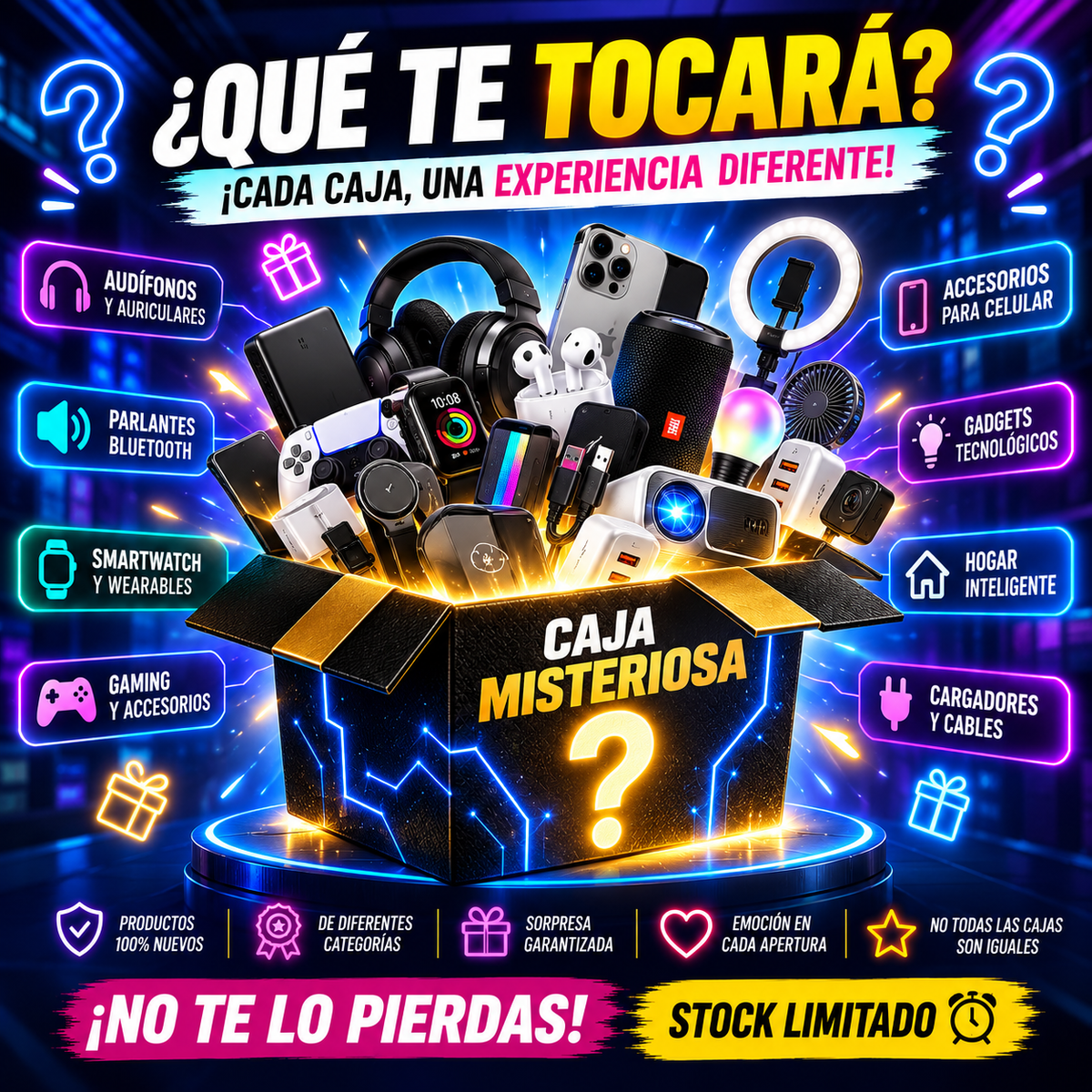 Caja Misteriosa de Electrónicos | Descubre la sorpresa